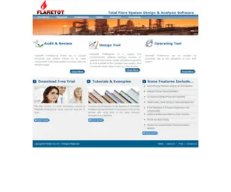 Flaretot.com(Total Flare System Design and Analysis) Screenshot