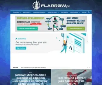 Flarrow.pl(ARROW, FLASH, DC COMICS, MARVEL) Screenshot