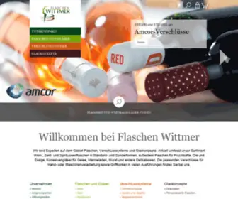 Flaschenwittmer.de(Flaschen Wittmer) Screenshot