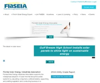 Flaseia.org(Florida Solar Energy Industries Association) Screenshot