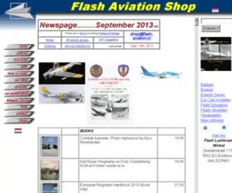 Flash-Aviation.nl(Flash Aviation website) Screenshot
