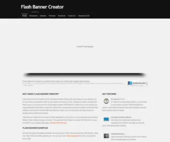 Flash-Banner-Creator.com(Flash Banner Creator) Screenshot