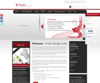 Flash-Design-India.com(Flash Design India) Screenshot