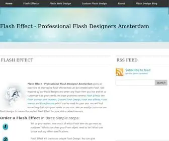 Flash-Effect.com(Professional Flash Designers Amsterdam) Screenshot