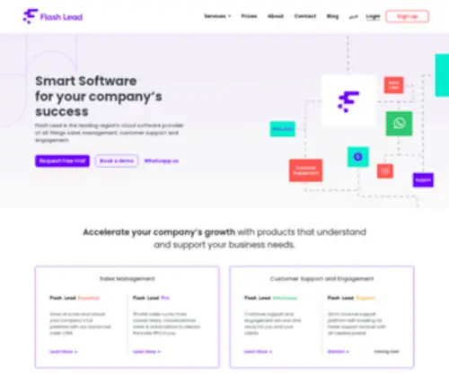 Flash-Lead.com(Flash Lead sales CRM) Screenshot