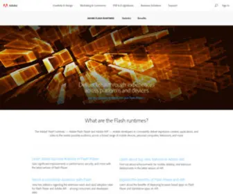 Flash.com(The Adobe Flash runtimes) Screenshot