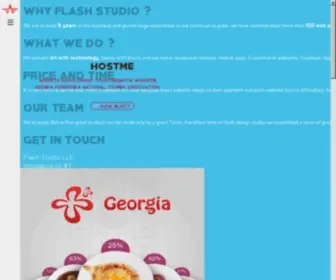 Flash.ge(Flash Design Studio) Screenshot