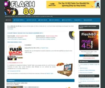 Flash80.com(REVIVEZ VOS PLUS BEAUX SOUVENIRS 80'S) Screenshot