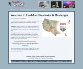 Flashalert.net(FlashAlert Newswire & Messenger) Screenshot
