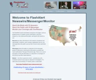Flashalertnewswire.net(FlashAlert Newswire & Messenger) Screenshot