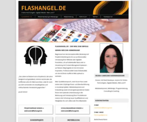 Flashangel.de(Selma-Caroline Kannengiesser) Screenshot