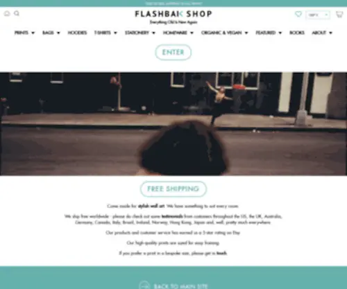 Flashbakshop.com(Flashbak shop) Screenshot