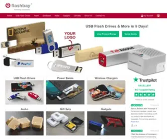 Flashbay.ca(Custom USB Flash Drives Imprinted with your Logo) Screenshot