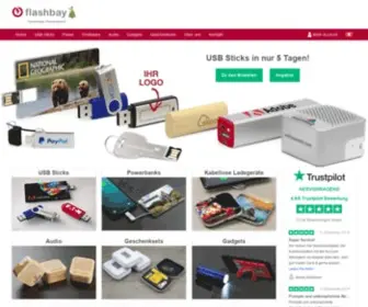 Flashbay.ch(USB Sticks und mehr mit Ihrem Logo bedruckt) Screenshot