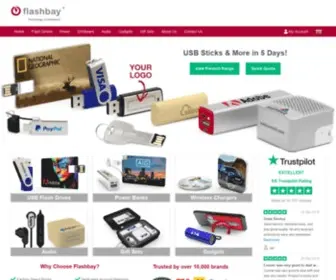 Flashbay.co.uk(Branded USB Sticks in 5 Days) Screenshot