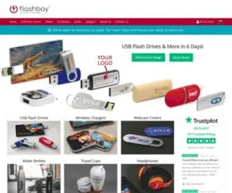 Flashbay.co.za(Custom USB Flash Drives Imprinted with your Logo) Screenshot