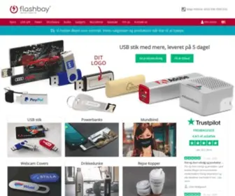 Flashbay.dk(Logotrykte USB Sticks) Screenshot