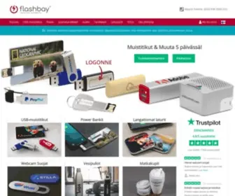 Flashbay.fi(Muistitikut logolla) Screenshot