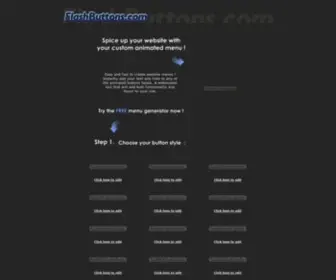 Flashbuttons.com(Free Menu Maker) Screenshot