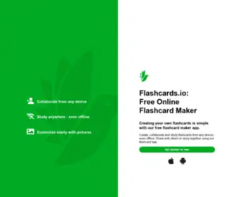 Flashcards.io(Free Online Flashcard Maker & Flashcard App) Screenshot