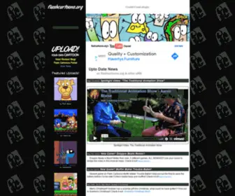 Flashcartoons.org(This site was designed to pass up the time. If you dont want to pass the time) Screenshot
