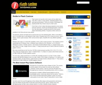 Flashcasinoreviewer.com Screenshot