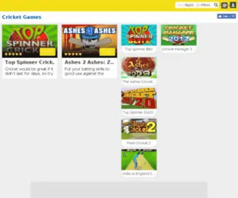 Flashcricket.com(Free online game) Screenshot