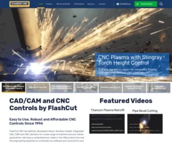 Flashcutcnc.com(CNC Controls) Screenshot