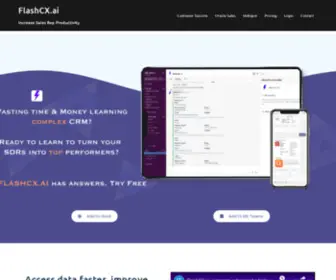 Flashcx.ai(Increase Sales Rep Productivity) Screenshot