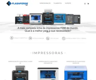 Flashforge.com.br(Impressoras 3D Profissionais) Screenshot