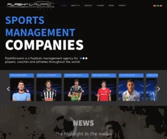 Flashforwardgroup.com(Agencia de representación de futbolistas) Screenshot
