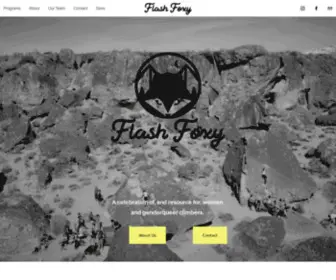 Flashfoxy.com(FLASH FOXY) Screenshot