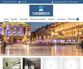 Flashimmobilier.com(Flash immobilier) Screenshot