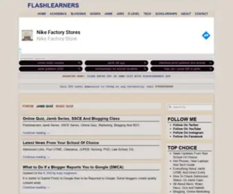 Flashlearners.com(Flashlearners) Screenshot