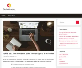 Flashmasters.com.br(Flash Masters) Screenshot