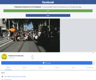Flashmob-Karlsruhe.de(Flashmob Karlsruhe) Screenshot