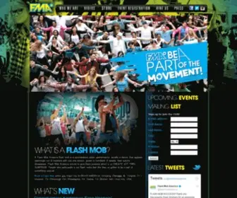 Flashmobamerica.com(Flash Mob America) Screenshot