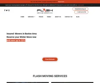 Flashmoving.net(Flash Moving Company) Screenshot