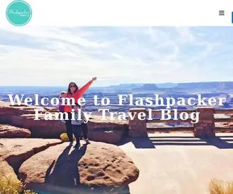 Flashpackerfamily.com(Flashpacker Family Travel Blog) Screenshot