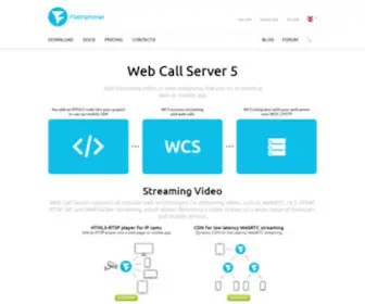 Flashphoner.com(WebRTC SIP Gateway and Flash RTMFP SIP Gateway solutions) Screenshot