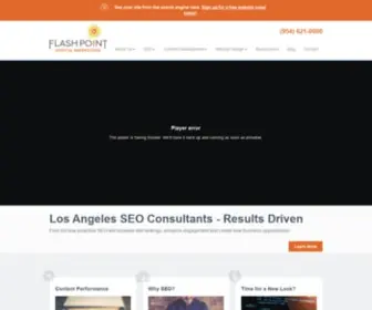 Flashpointmarketing.biz(Los Angeles SEO Consultant) Screenshot