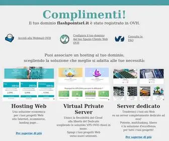 Flashpointsrl.it(OVH accompagna lo sviluppo dei tuoi progetti con il meglio delle infrastrutture Web) Screenshot