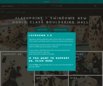 Flashpointswindon.com(A New Indoor Bouldering Wall in Swindon) Screenshot