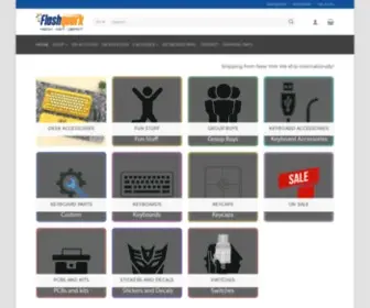Flashquark.com(Mechanical Keyboard Supplies) Screenshot