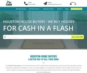 Flashrealtysolutions.com(Houston House Buyers) Screenshot