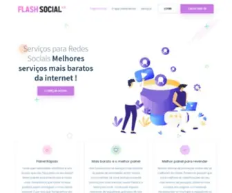 Flashsocial.com.br(Flash Social) Screenshot