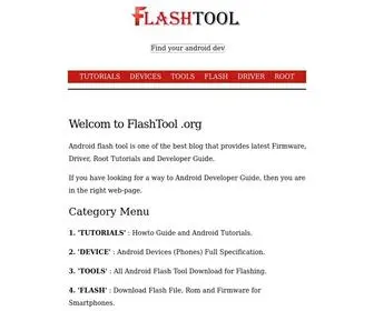 Flashtool.org(Android FlashTool) Screenshot