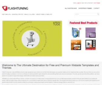 Flashtuning.net(Download Free Flash Templates) Screenshot