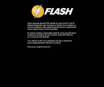 Flashtv.com.tr(TV Kanalı) Screenshot
