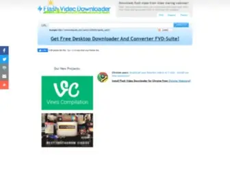 Flashvideodownloader.org(Flash Video Downloader) Screenshot
